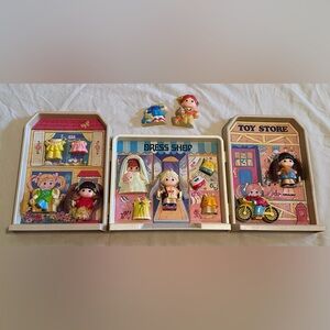 Knickerbocker *Vintage* 1979 Dolly Pops Poptown Playset